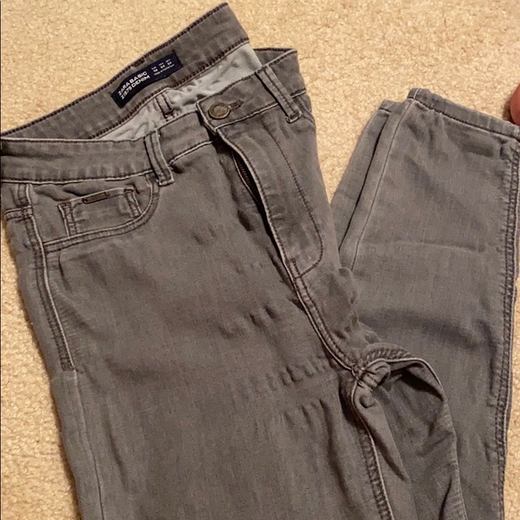 zara high rise super stretch jeggings